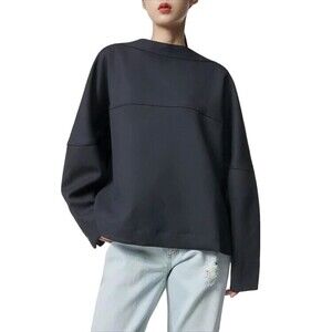 Studio Nicholson Boxy Silhouette Black Blouse - NWT